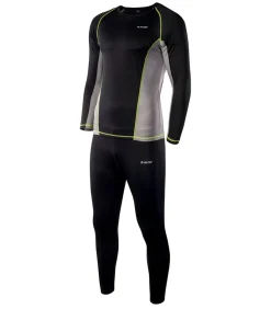 KAMO - Thermische Ondergoed - Zwart Heren Thermisch Ondergoed