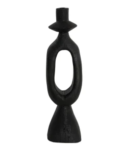 Light & Living Kandelaar Django - Zwart - 14x14x50cm