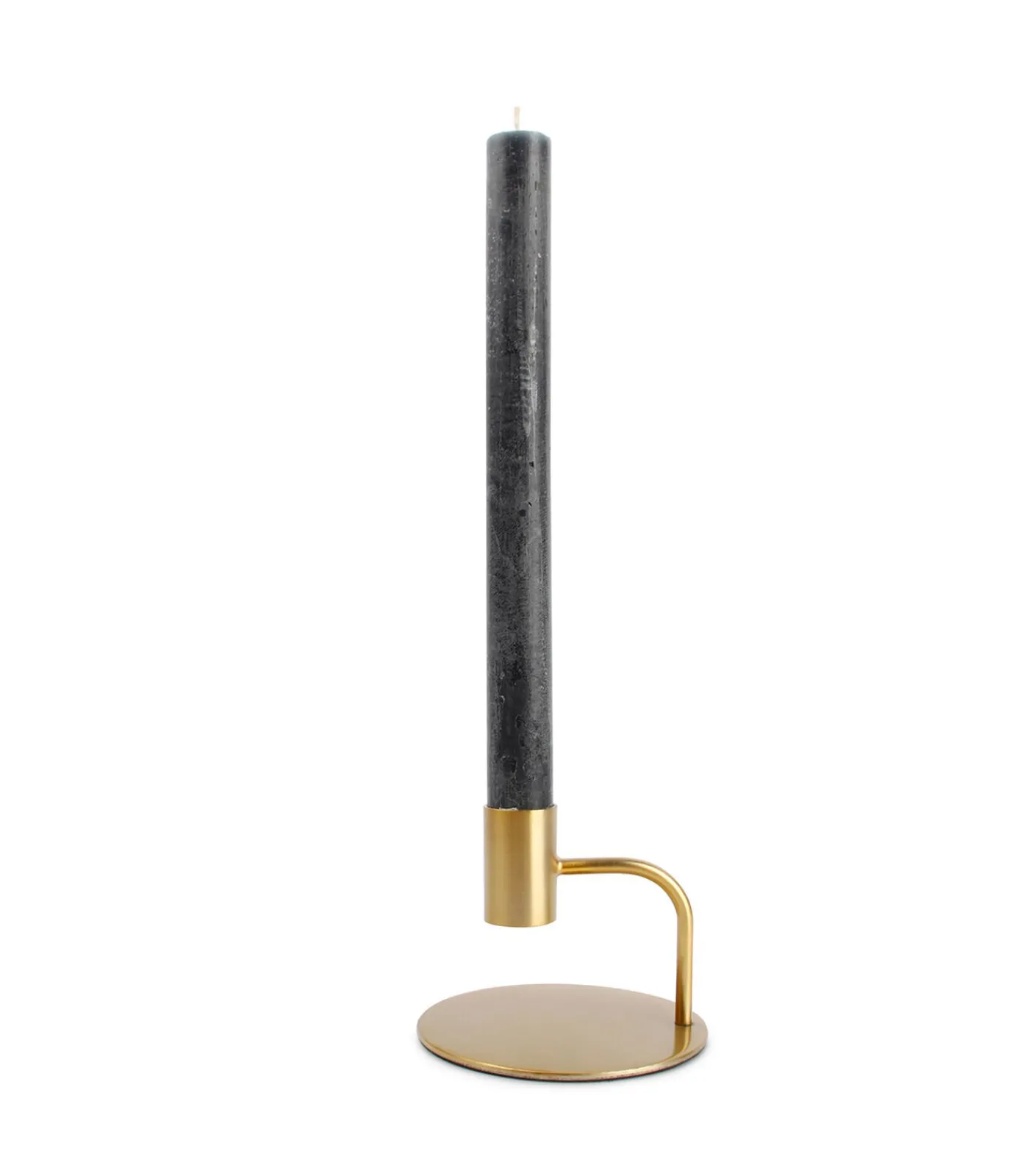 S|P Collection Kandelaar 10xH8cm metaal goud Pillar
