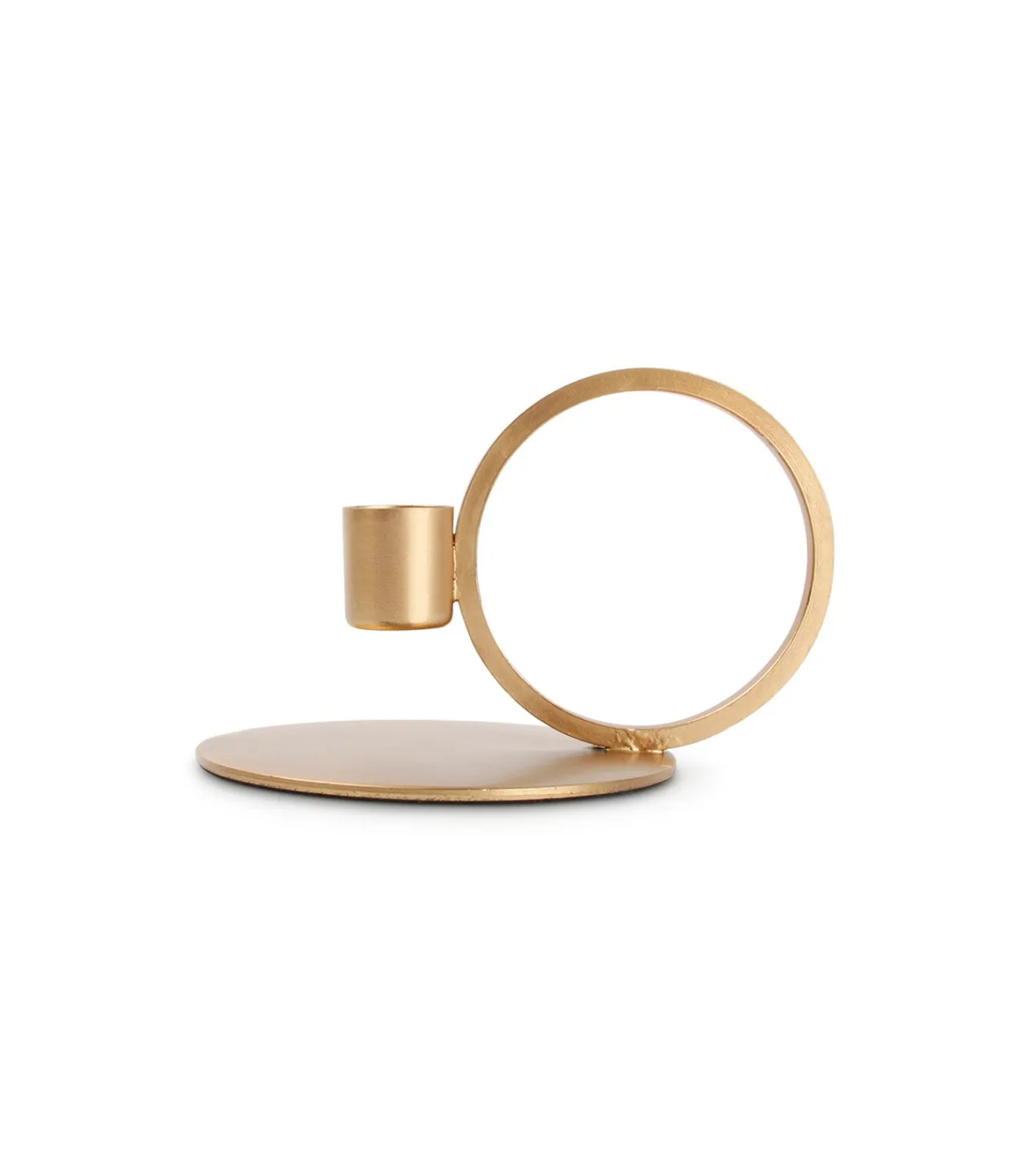 S|P Collection Kandelaar 10xH9cm metaal goud Pillar