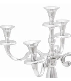 Sale Kandelaar Zilver 39 x 39 x 60 cm Aluminium Kaarsen & Kaarshouders