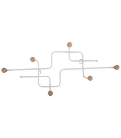 Best Kapstok Metro - Mat Wit- 60.5x4x26.5cm Organiseren