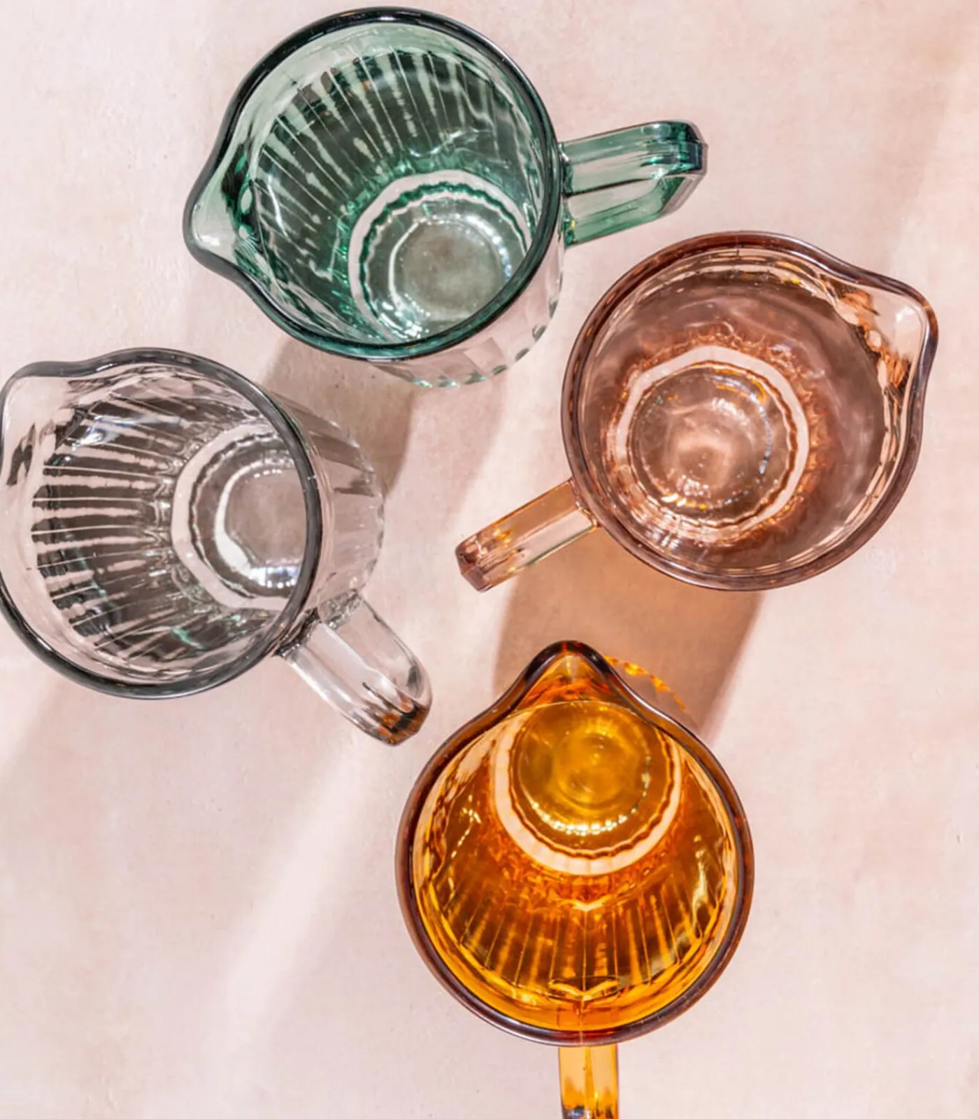 Best Karaf 110cl roze Tone Glazen & Karaffen