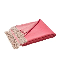 Blanc des Vosges KATMANDOU bois de rose - Plaid Merino