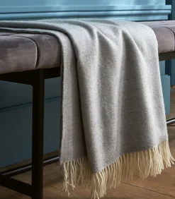 Sale KATMANDOU perle - Plaid Merino Bedspreien