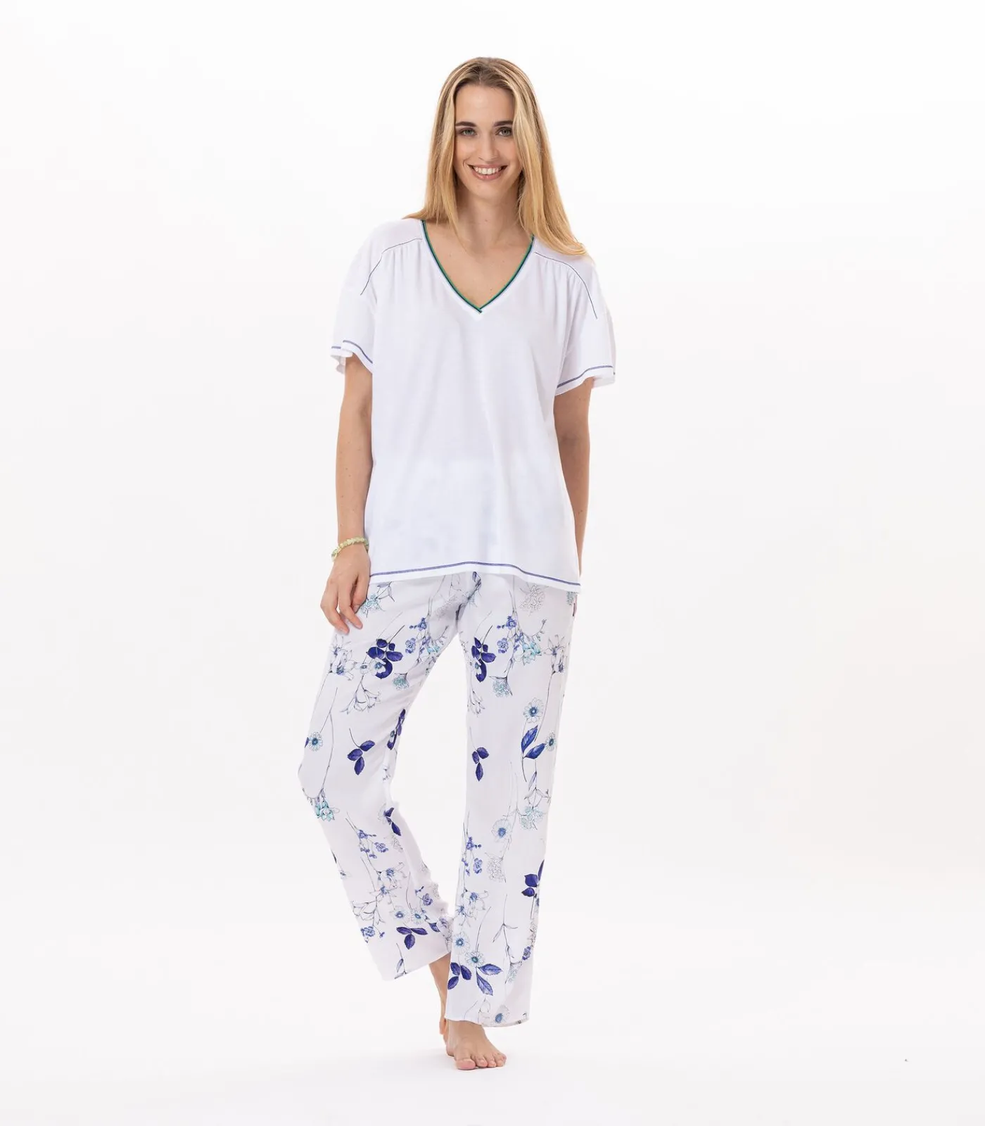 DAMES LE CHAT Katoenen en viscose pyjama VALENSOLE 902