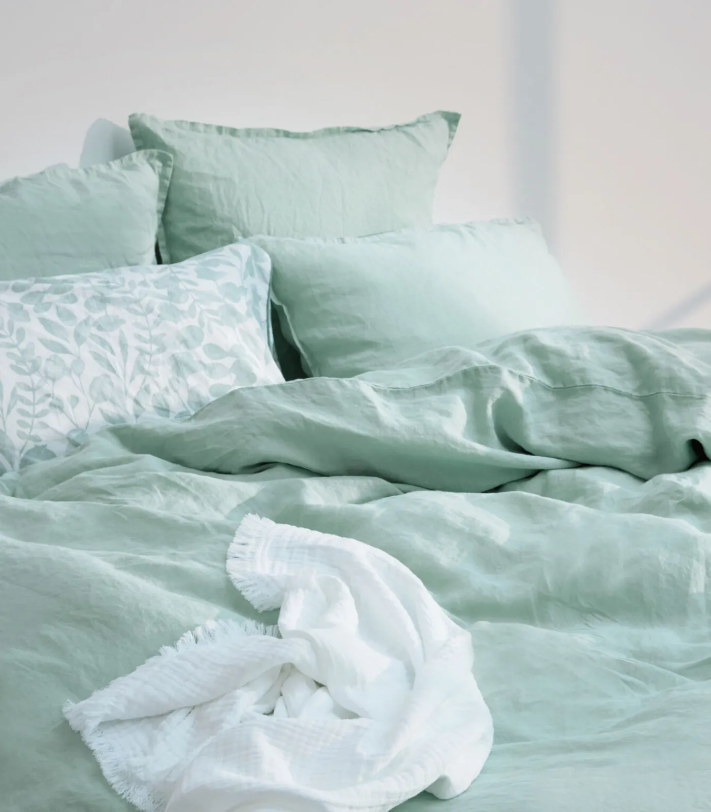 Blanc Cerise Katoenen gaasdeken, NATUURLIJK RELIËF