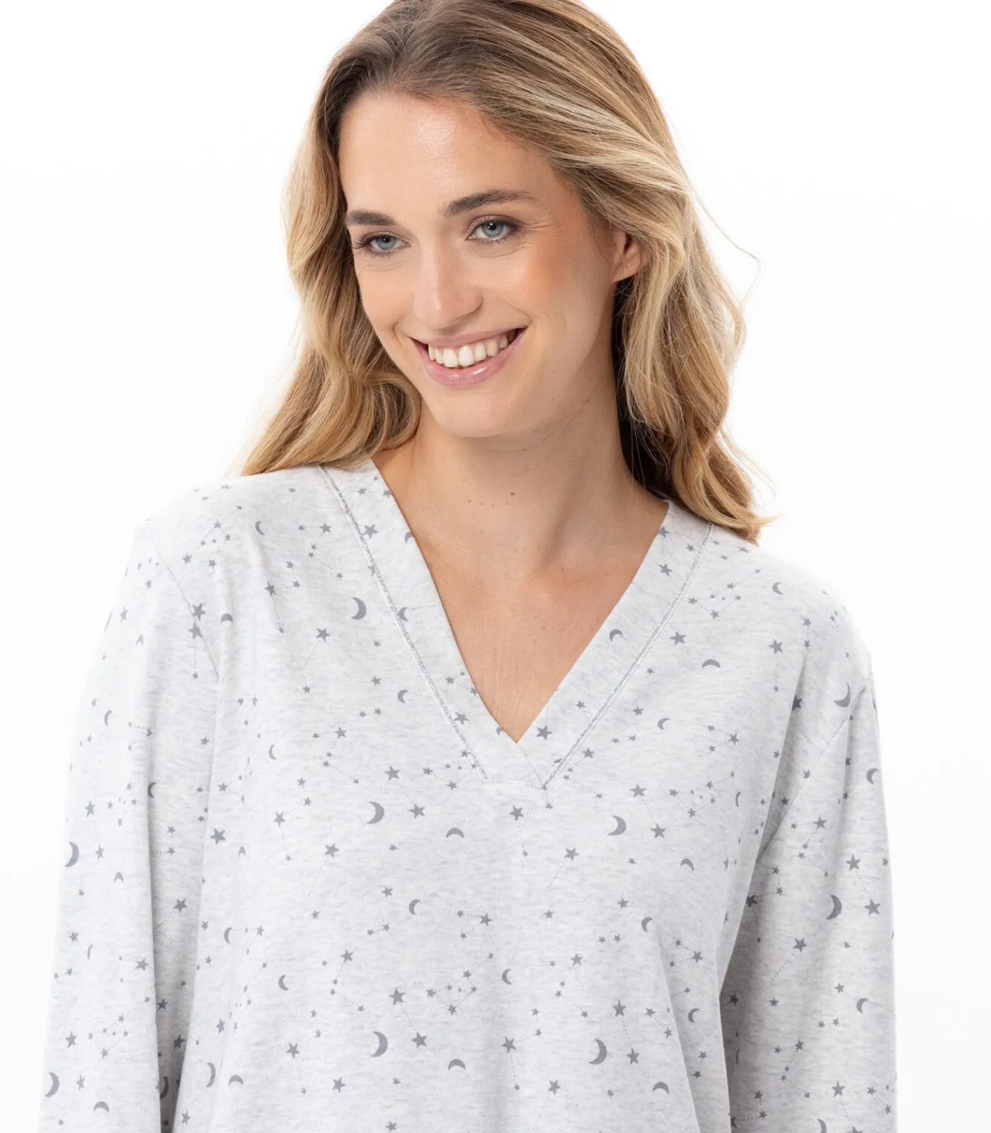 Online Katoenen pyjama LUNA 102 DAMES Nachtmode