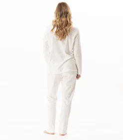 DAMES LE CHAT Katoenen pyjama met knopen LUNA 106