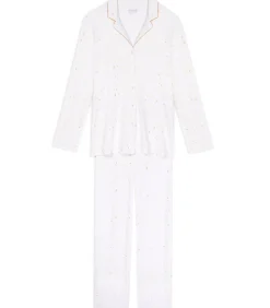 DAMES LE CHAT Katoenen pyjama met knopen LUNA 106