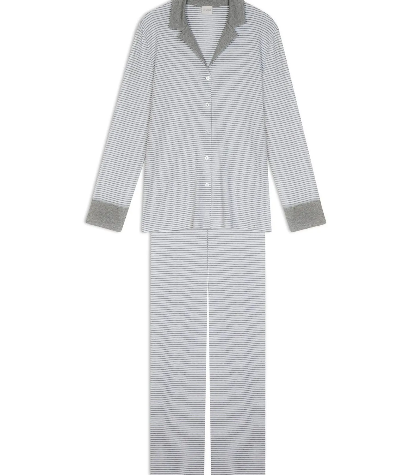 Sale Katoenen pyjama met knopen FLOCON 106 DAMES Nachtmode