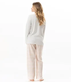 Online Katoenen pyjama MONTAUK 102 DAMES Nachtmode