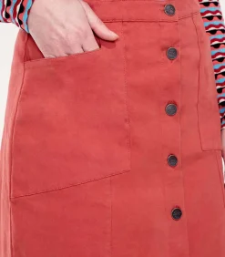 DAMES La Fiancée Katoenen rok met knopen PATIALA