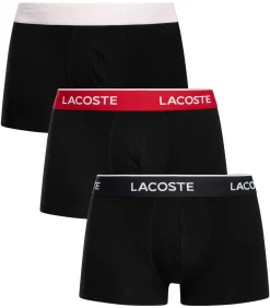 Heren LACOSTE Katoenen Stretchstrunks Van 3 Stuks