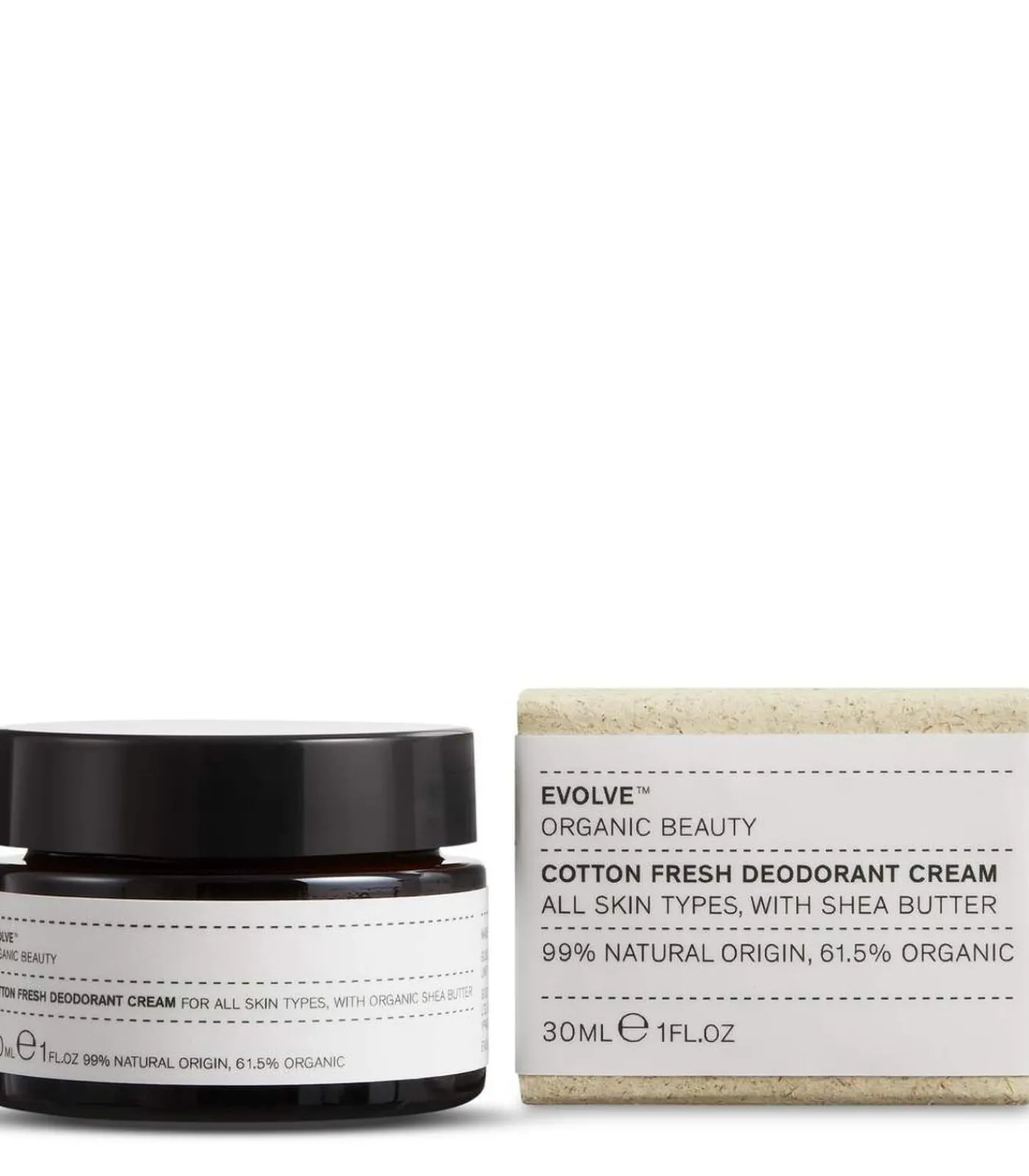 Evolve Organic Katoenfrisse Deodorant