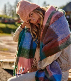 New KEERA COLDVIBES Sjaal blauw DAMES Sjaals