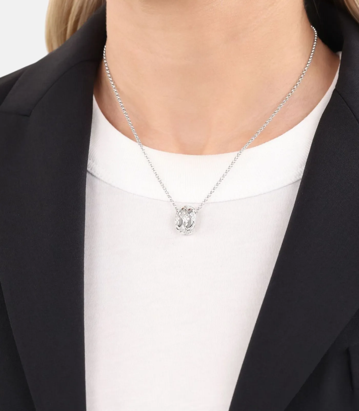 Clearance Ketten mit Anhänger voor dames, zilver 925, zirkonia DAMES Halskettingen