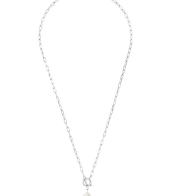 Sale Ketten mit Anhänger voor dames, roestvrij staal, gekweekte zoetwaterparel DAMES Halskettingen