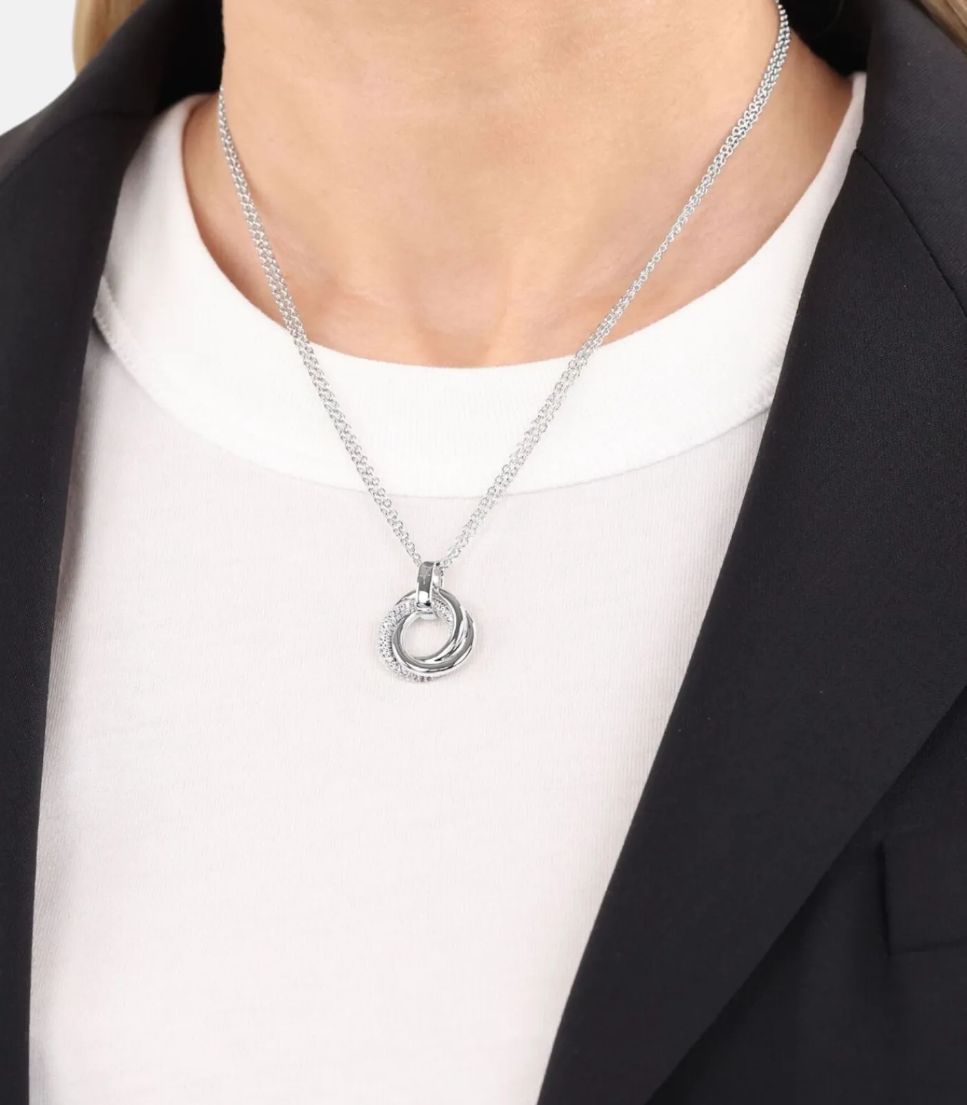 DAMES JOOP! Ketten mit Anhänger voor dames, zilver 925, zirkonia