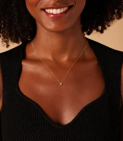 DAMES Lucardi Ketting 14 Karaat Goud 45 cm - Geelgoud