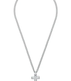 Discount Ketting met hanger voor mannen, kruis van roestvrij staal Heren Kettingen