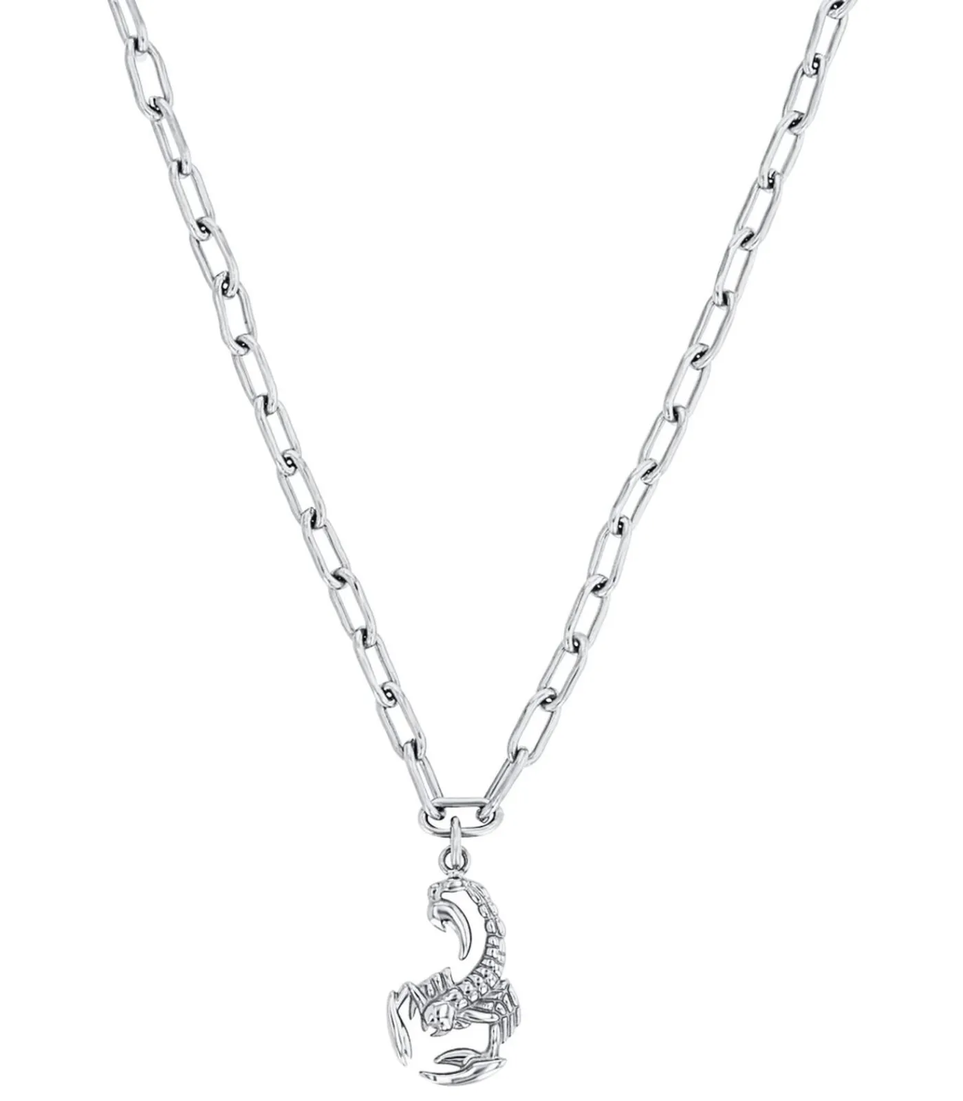 Heren Amor Ketting met hanger voor mannen en vrouwen, unisex, roestvrij staal | schorpioen