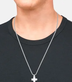 Sale Ketting met hanger voor mannen, kruis van roestvrij staal Heren Kettingen