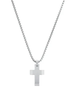 Sale Ketting met hanger voor mannen, kruis van roestvrij staal Heren Kettingen