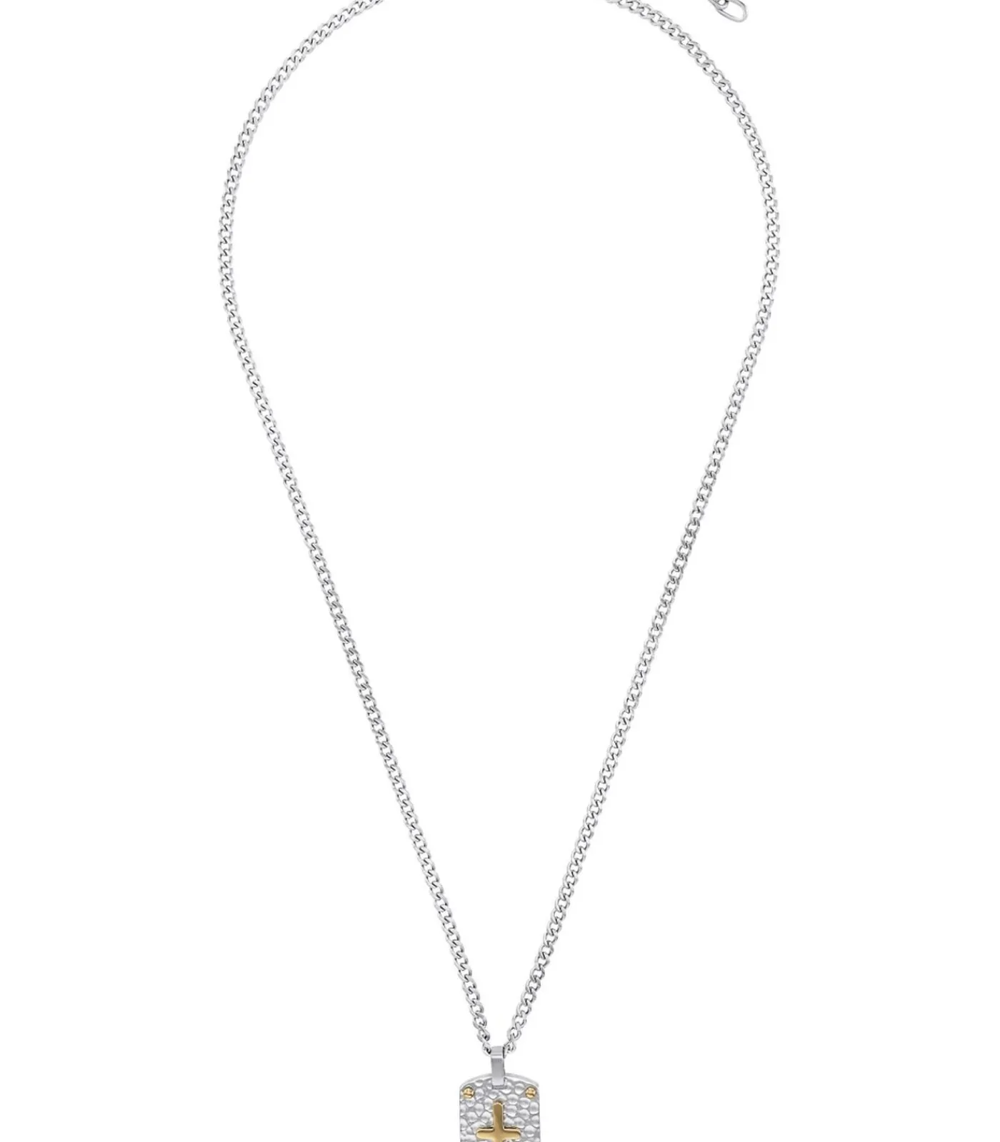 Heren Amor Ketting met hanger voor mannen, kruis van roestvrij staal