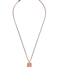 Heren s.Oliver Ketting met hanger voor mannen, roestvrij staal