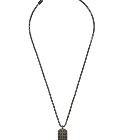 Heren s.Oliver Ketting met hanger voor mannen, roestvrij staal