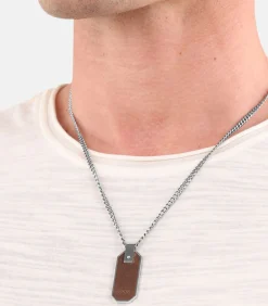 Clearance Ketting met hanger voor mannen, roestvrij staal Heren Kettingen