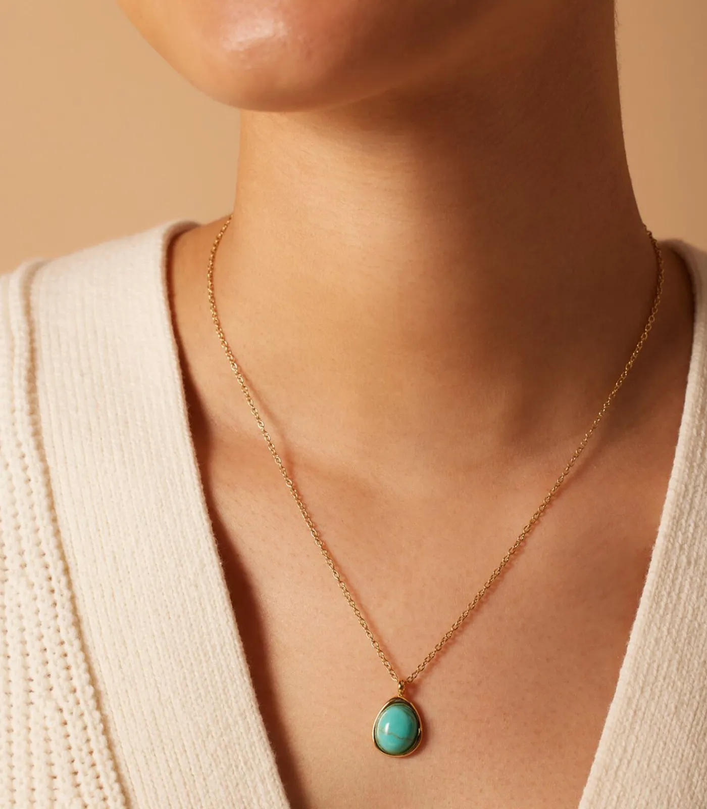 Best Ketting Staal 47 cm - Goudkleurig DAMES Halskettingen