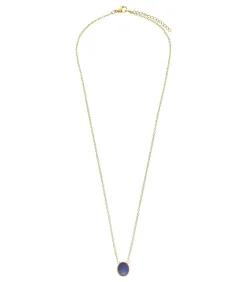DAMES Lucardi Ketting Staal 47 cm - Goudkleurig