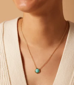 Outlet Ketting Staal 47 cm - Goudkleurig DAMES Halskettingen