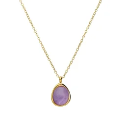 Outlet Ketting Staal 47 cm - Goudkleurig DAMES Halskettingen