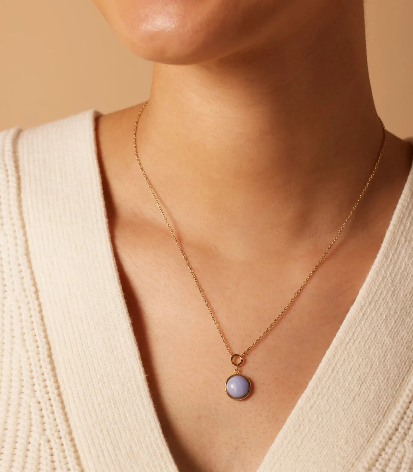 Hot Ketting Staal 47 cm - Goudkleurig DAMES Halskettingen