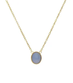 DAMES Lucardi Ketting Staal 47 cm - Goudkleurig