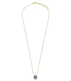 DAMES Lucardi Ketting Staal 47 cm - Goudkleurig