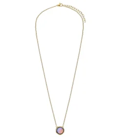 DAMES Lucardi Ketting Staal 47 cm - Goudkleurig