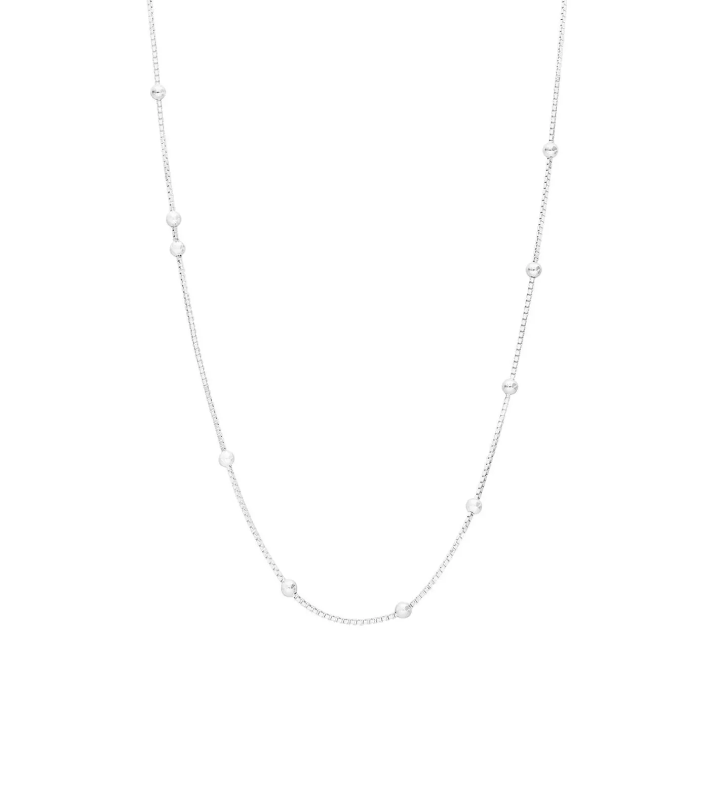 DAMES Lucardi Ketting Zilver 45 cm