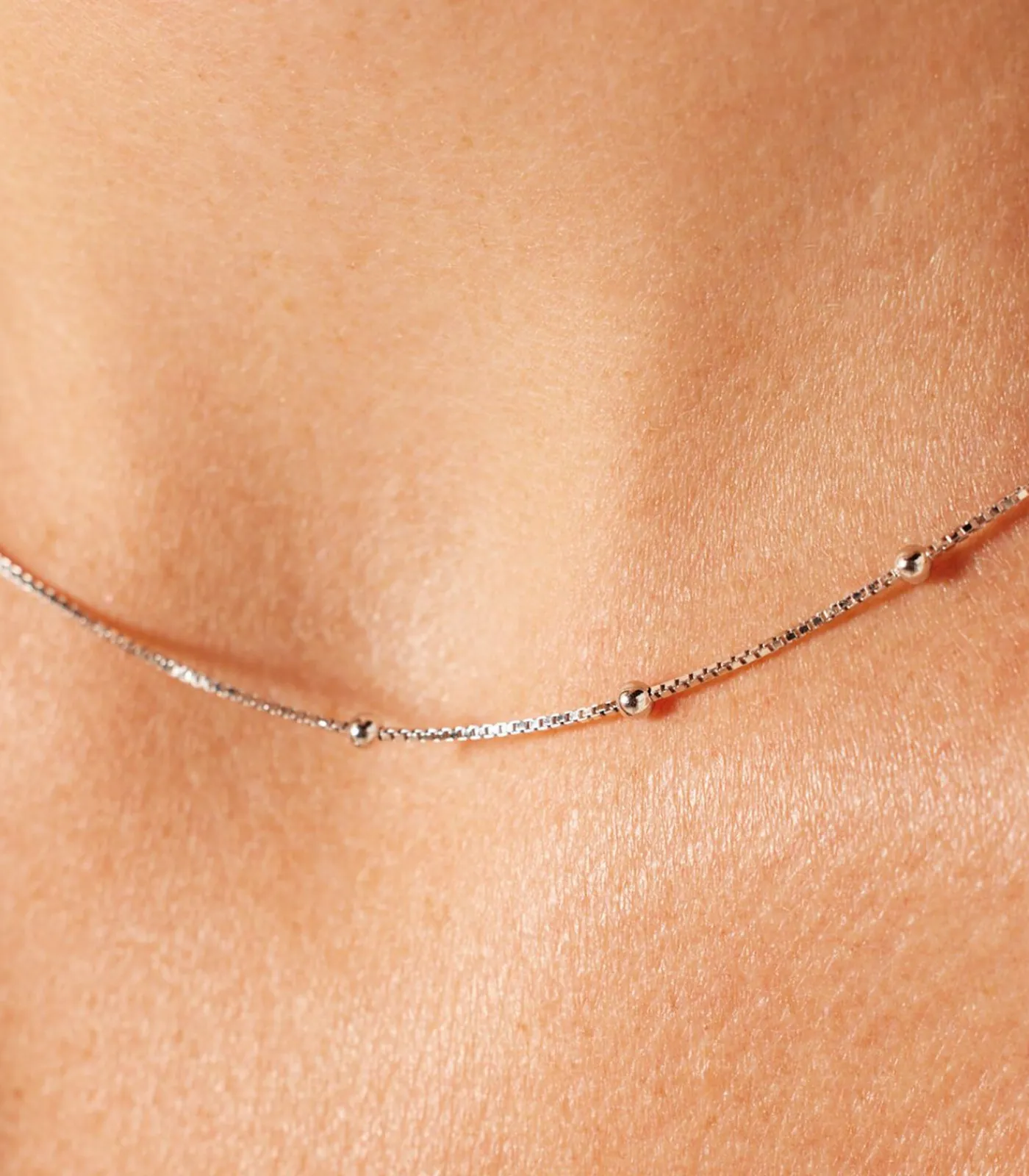 DAMES Lucardi Ketting Zilver 45 cm