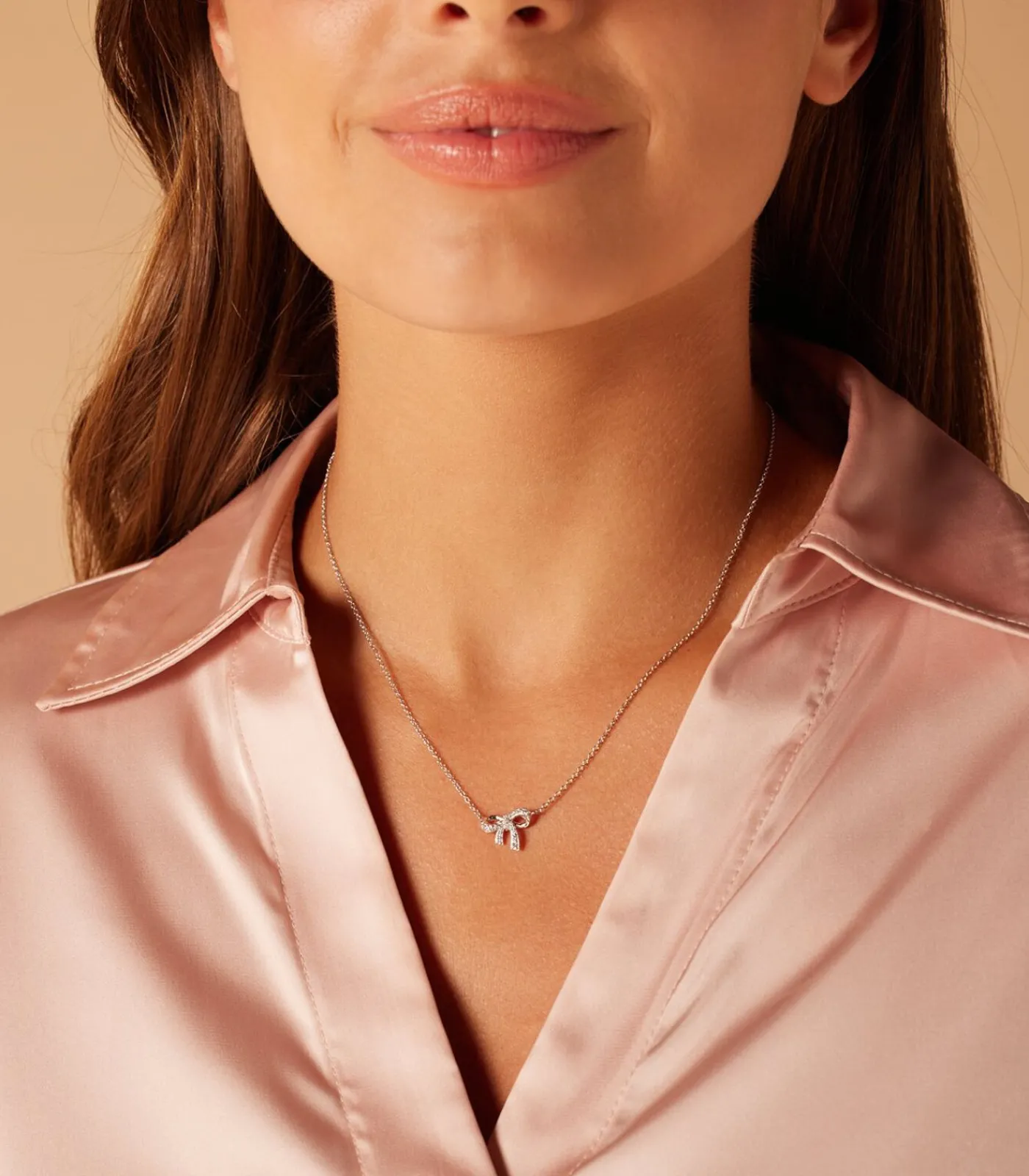 New Ketting Zilver 45 cm DAMES Halskettingen