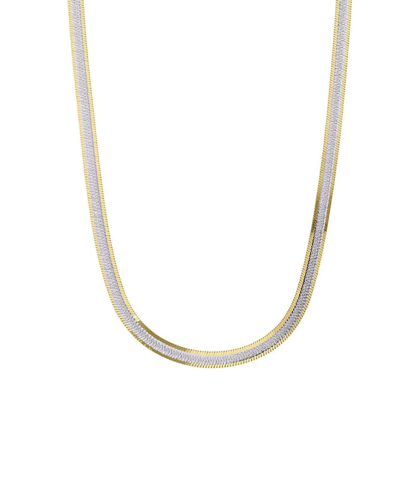Clearance Ketting Zilver 45 cm - Goud- en Zilverkleurig DAMES Halskettingen