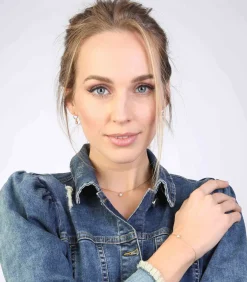 Hot Ketting Zilver 45 cm - Goudkleurig DAMES Halskettingen