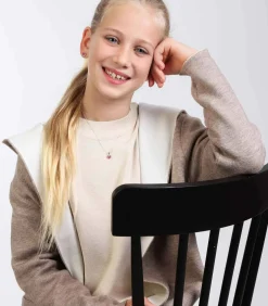 DAMES Lucardi Ketting Zilver 38cm