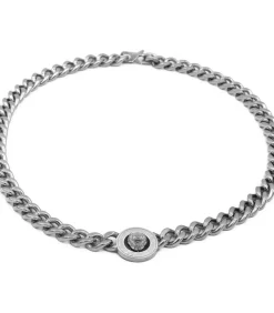 New Ketting Zilver JUMN01313JWSTBKT-U Heren Kettingen