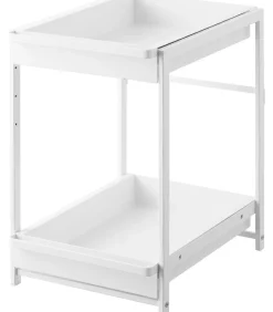 Outlet Keukenkast Organizer - 2 niveaus - Tower - Wit Organiseren