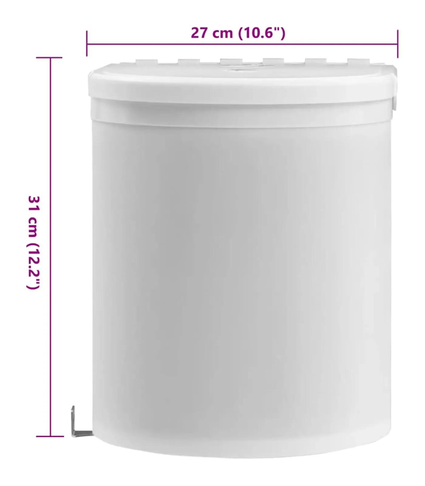 Discount Keukenvuilnisbak ingebouwd 12 L kunststof Manden En Bakken