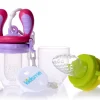 Sale Food Feeder fruitspeen & sabbelzakje voor baby Start Pakket - Groen/Lavendel Kinderen Babyuitzet
